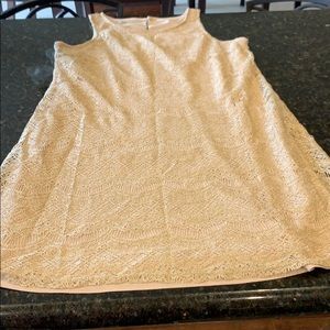 Maurices Gold Lace Dress
